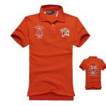 new style ralph lauren col haut tee shirt 2013 hommes cotton prl-67 orange